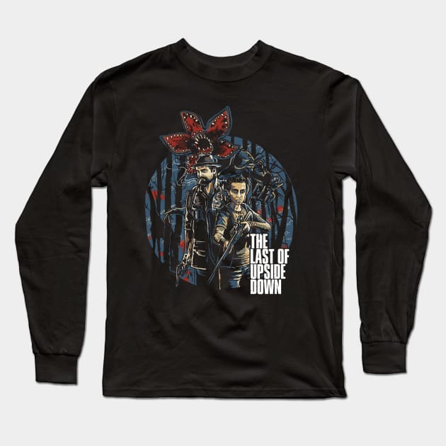 the last of upside down Long Sleeve T-Shirt by art of gaci